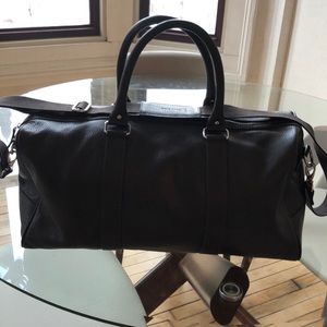 Cole Haan Leather Duffel (chocolate)